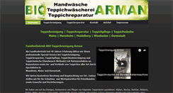 Desktop Screenshot of bio-teppichreinigung-arman.de